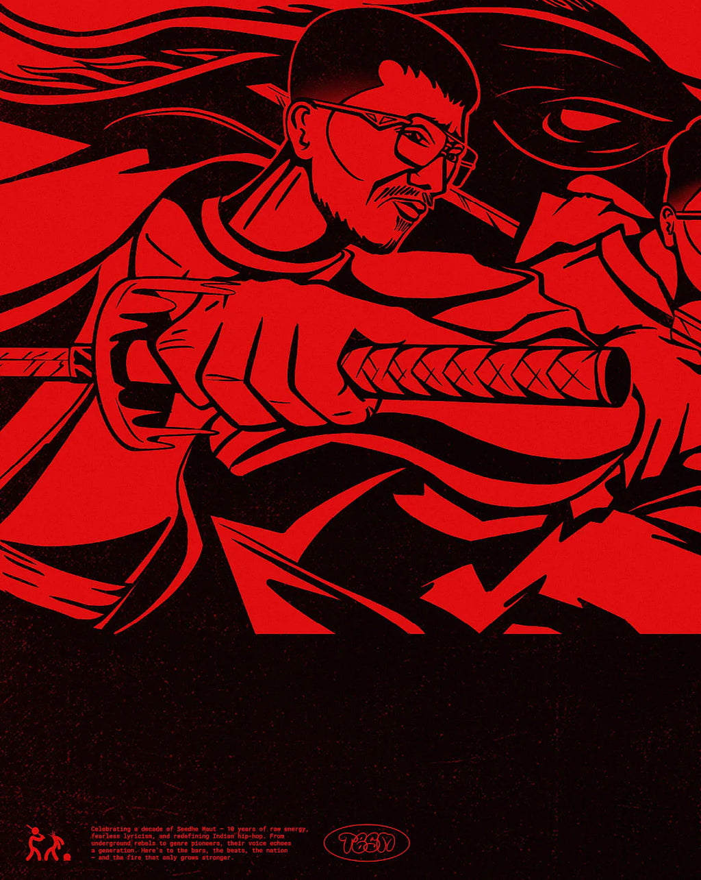 INTO BATTLE 2025 - A2 ART PRINT (SMPR-001)