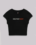SHE/THEY MAUT CROP TOP (SMCR-001)