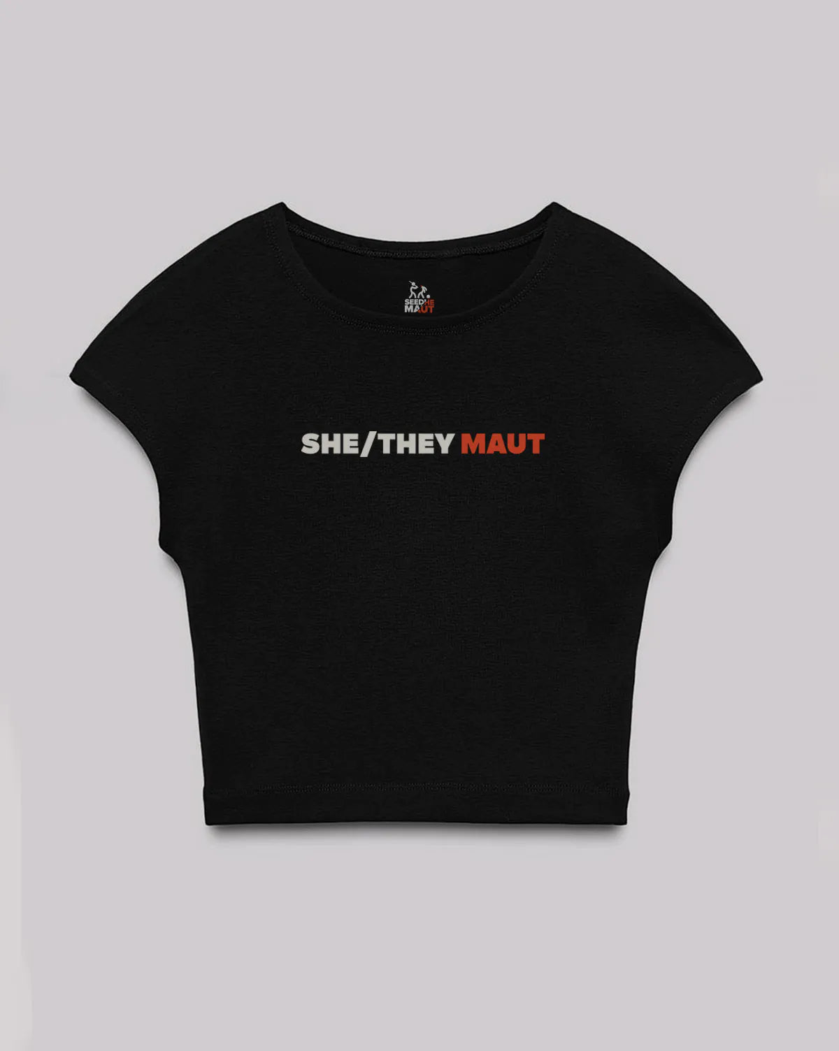 SHE/THEY MAUT CROP TOP (SMCR-001)